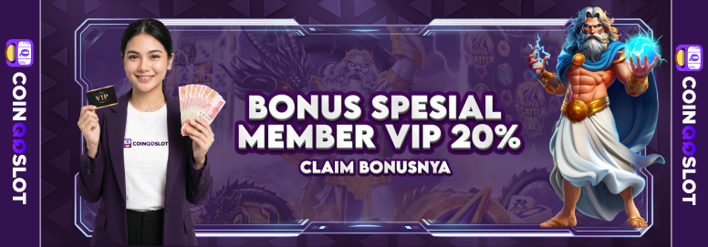 Bonus Spesial Member VIP 20%