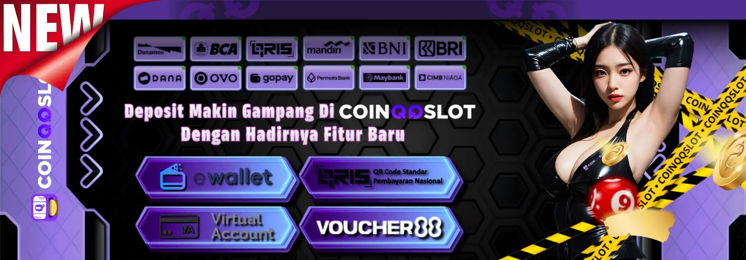 Fitur Deposit Baru E-Wallet dan QRIS